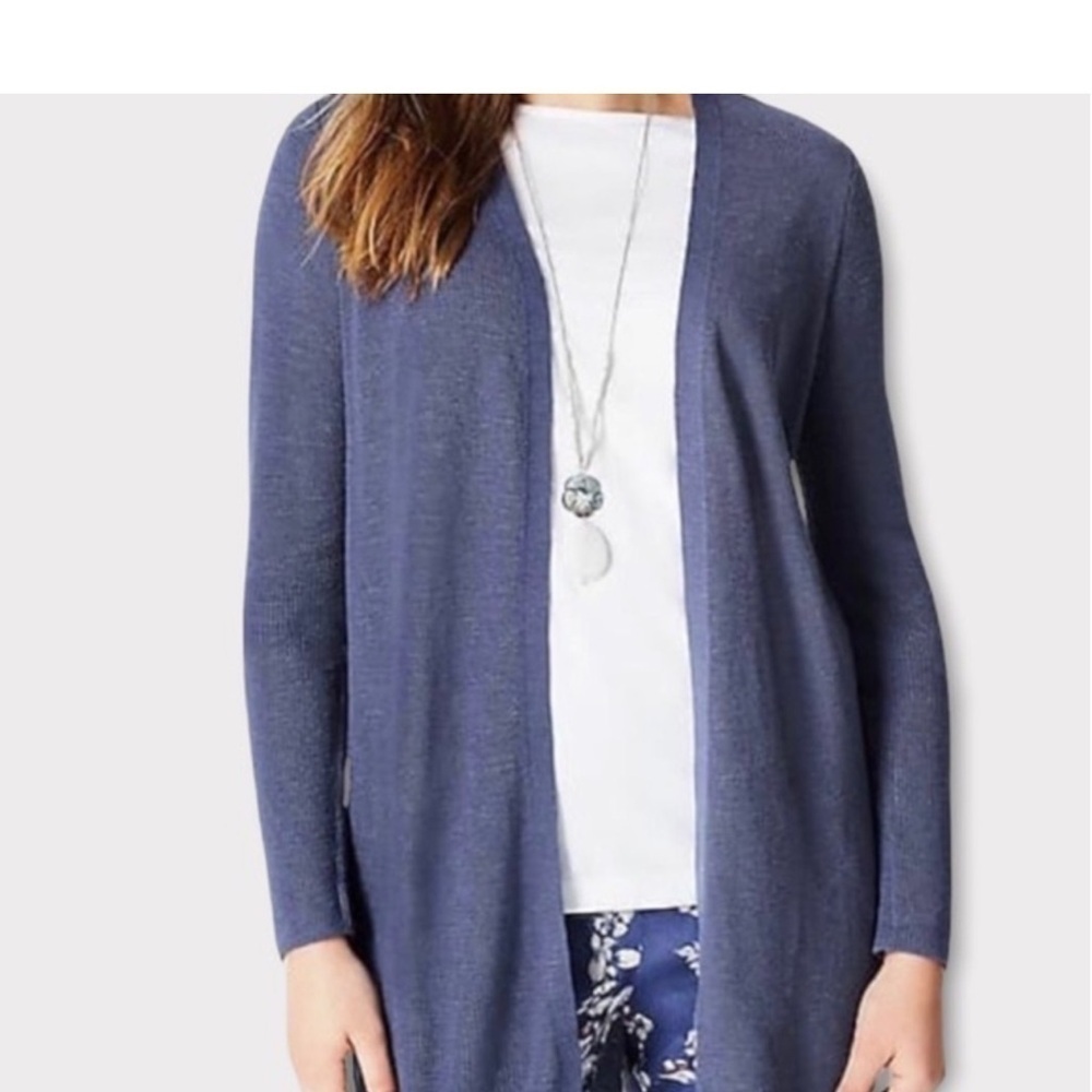 J. Jill Open Front Cardigan Size S